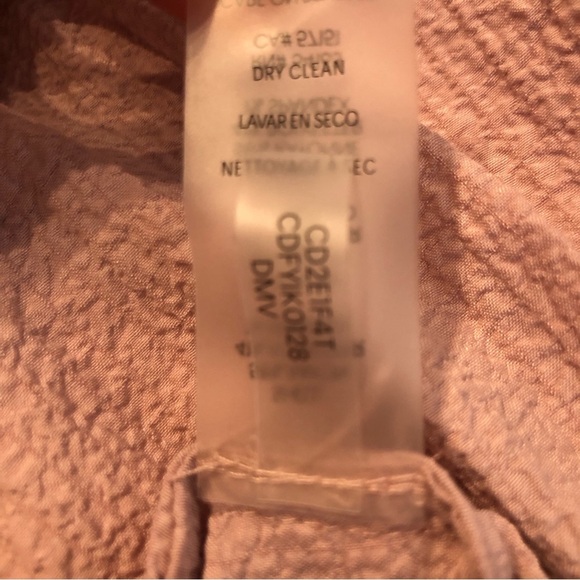 Calvin Klein crinkle gauze ruffle dress NWT size 4 - Picture 12 of 12